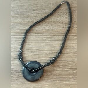 Hematite Stone Grounding, Protection, Necklace